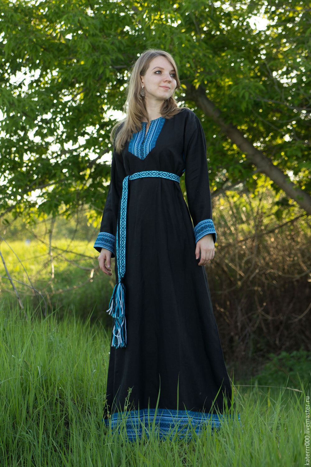 Women in Slavic costumes in Nur-Sultan