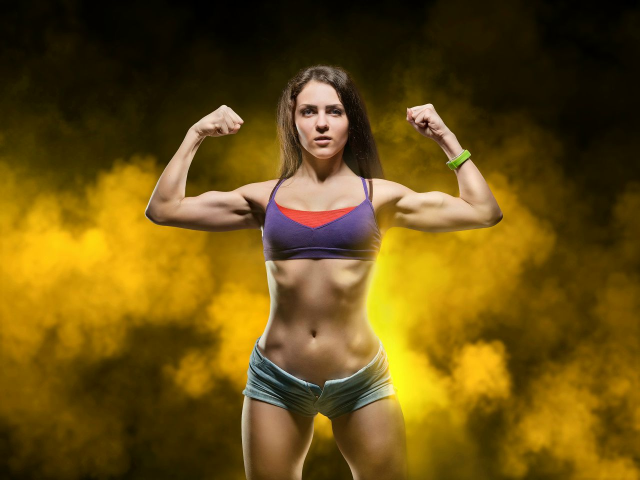 Athletic girls in Nur-Sultan